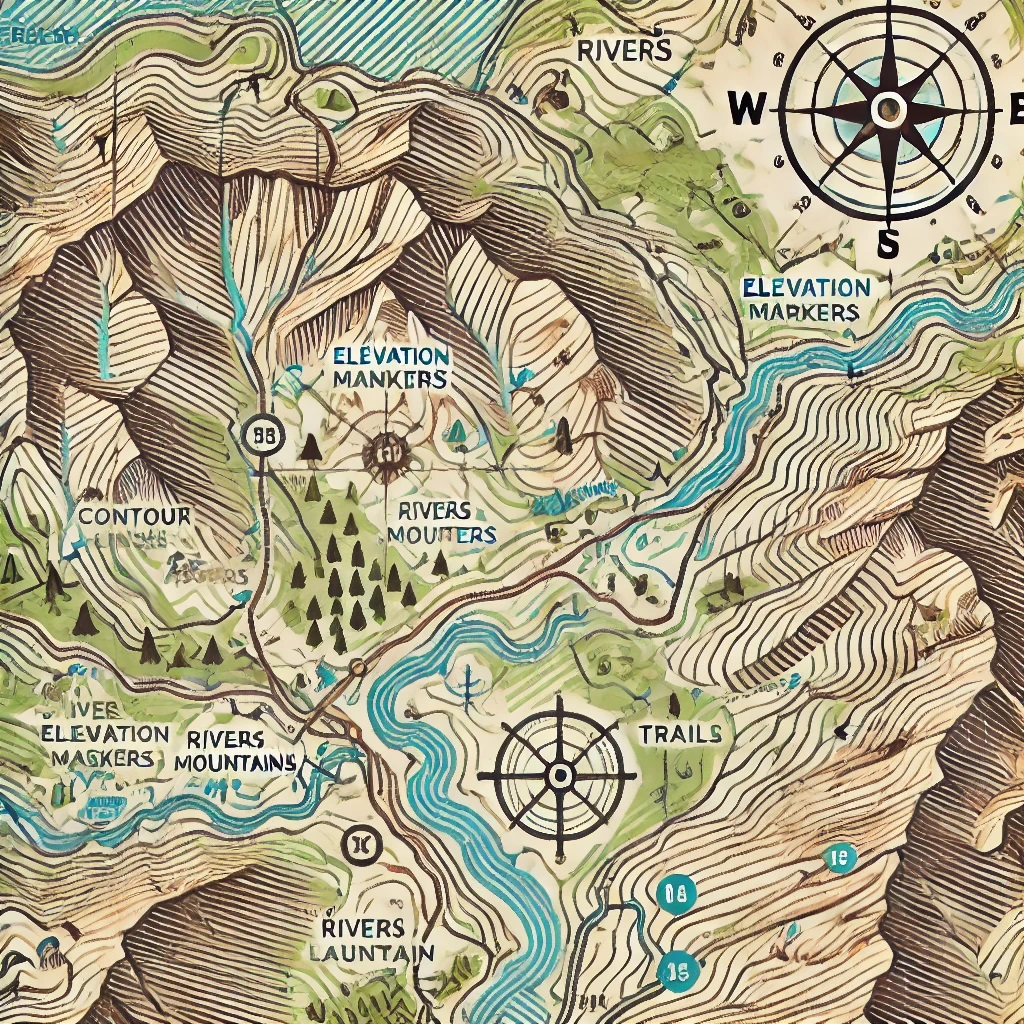Mapa montaña